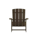 Sedia Adirondack Emma and Oliver per tutte le stagioni in simil legno