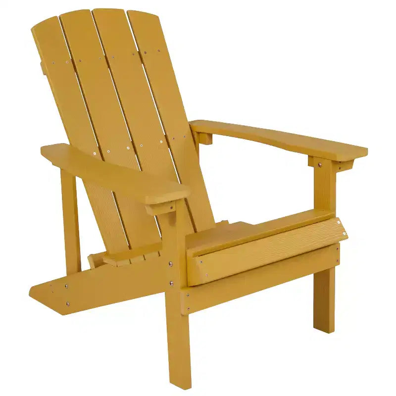 Sedia Adirondack Emma and Oliver per tutte le stagioni in simil legno