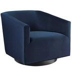 Set of 2 Twist Swivel Chairs Performance Velvet - Modway