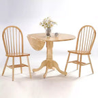 42 Mason Round Dual Drop Leaf Dining Table - International Concepts