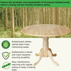 42 Mason Round Dual Drop Leaf Dining Table - International Concepts