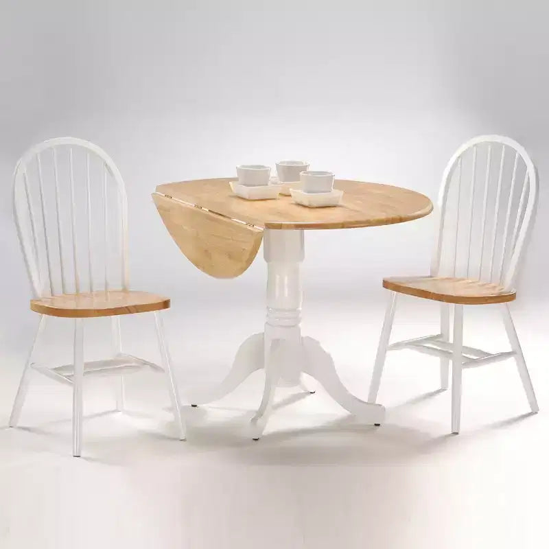 42 Mason Round Dual Drop Leaf Dining Table - International Concepts