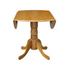 42 Mason Round Dual Drop Leaf Dining Table - International Concepts
