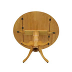 42 Mason Round Dual Drop Leaf Dining Table - International Concepts