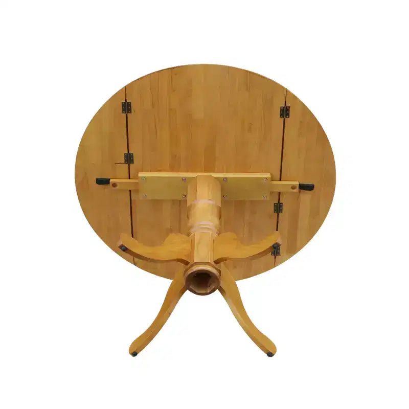 42 Mason Round Dual Drop Leaf Dining Table - International Concepts