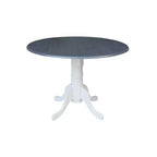 42 Mason Round Dual Drop Leaf Dining Table - International Concepts