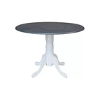 42 Mason Round Dual Drop Leaf Dining Table - International Concepts