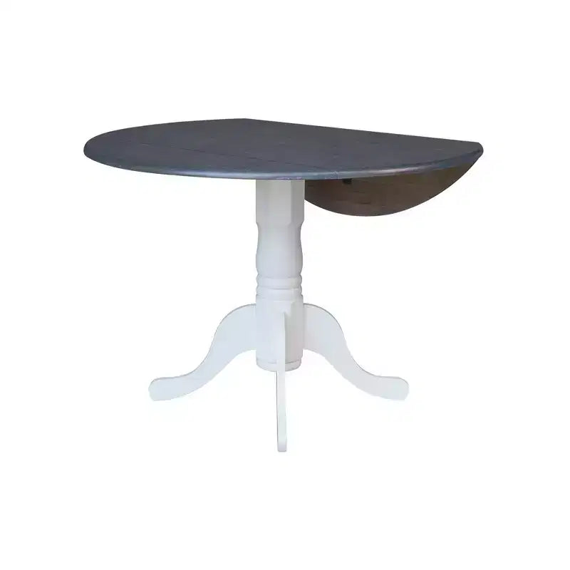 42 Mason Round Dual Drop Leaf Dining Table - International Concepts