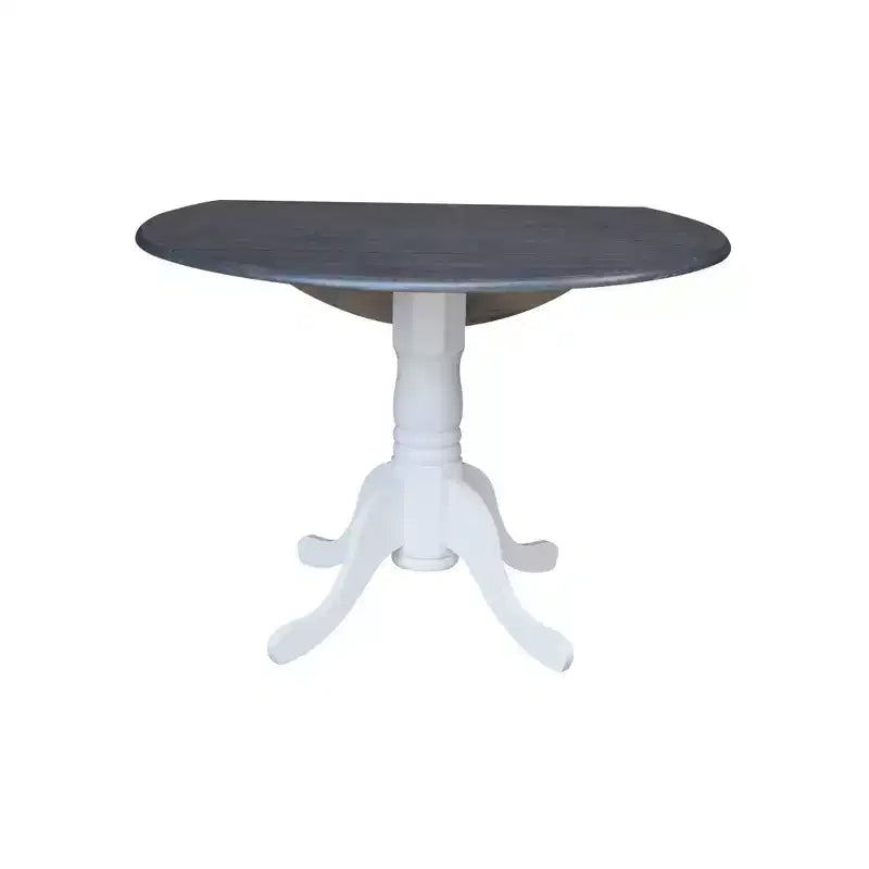 42 Mason Round Dual Drop Leaf Dining Table - International Concepts