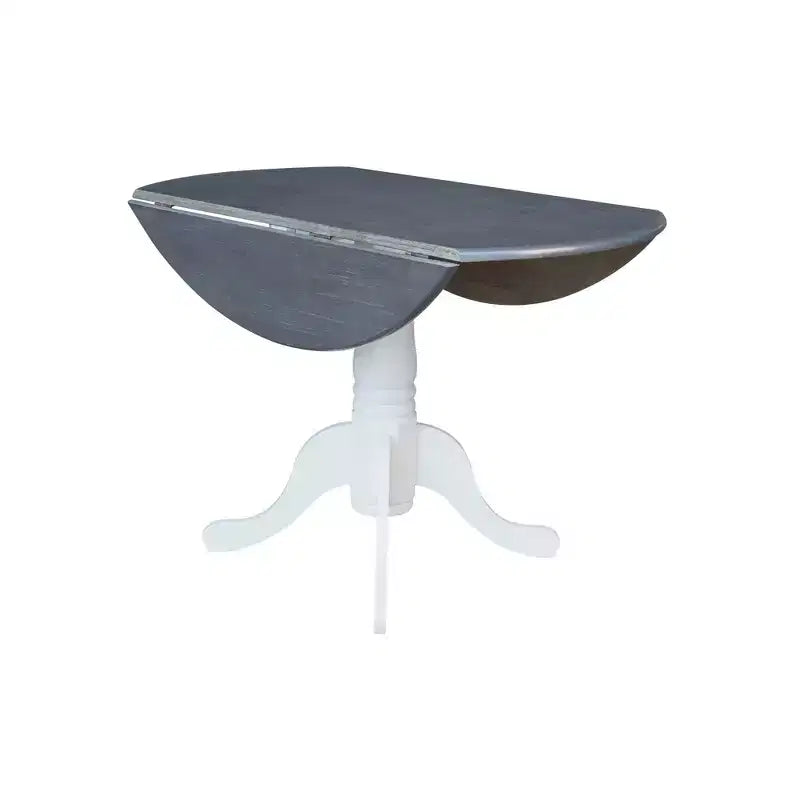 42 Mason Round Dual Drop Leaf Dining Table - International Concepts