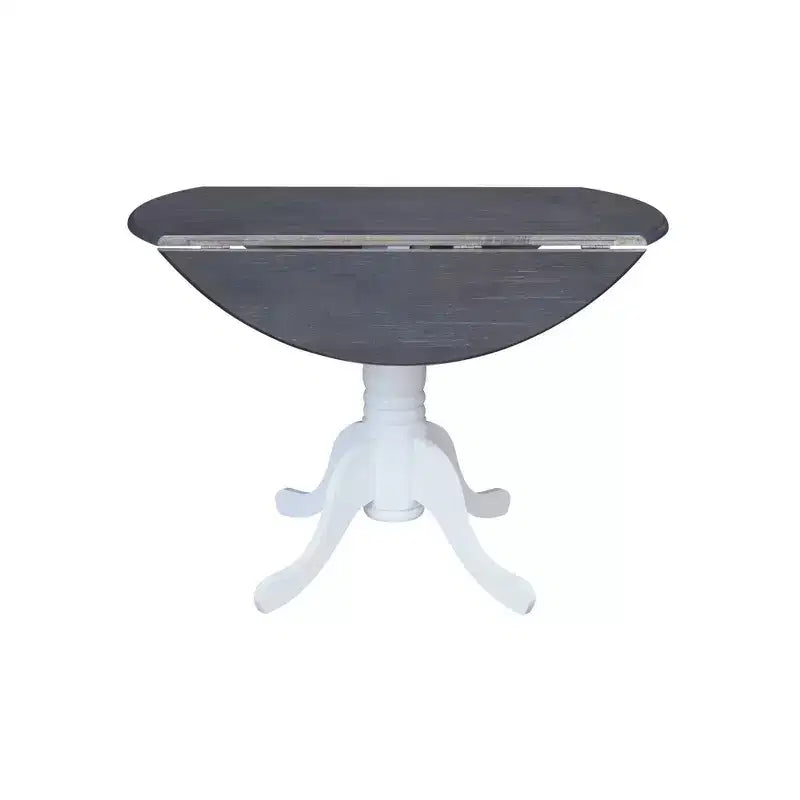 42 Mason Round Dual Drop Leaf Dining Table - International Concepts