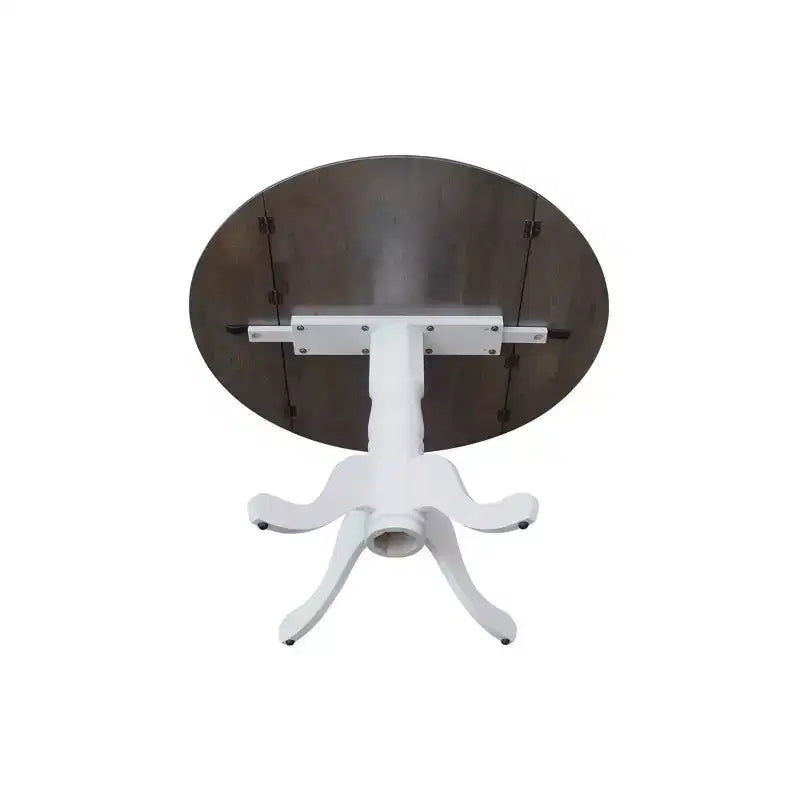 42 Mason Round Dual Drop Leaf Dining Table - International Concepts
