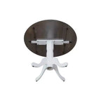 42 Mason Round Dual Drop Leaf Dining Table - International Concepts