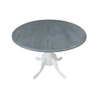 42 Mason Round Dual Drop Leaf Dining Table - International Concepts