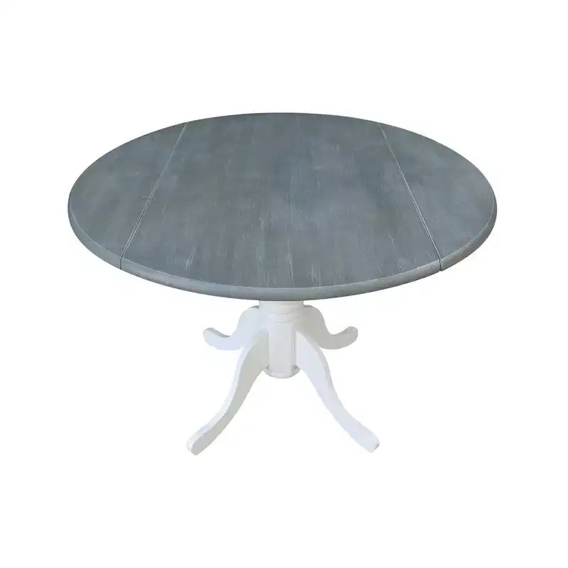 42 Mason Round Dual Drop Leaf Dining Table - International Concepts