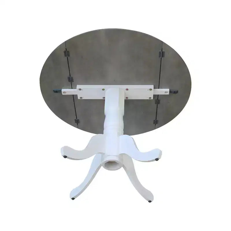 42 Mason Round Dual Drop Leaf Dining Table - International Concepts