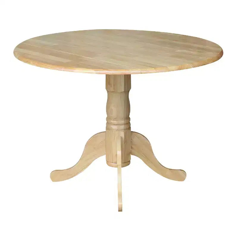 42 Mason Round Dual Drop Leaf Dining Table - International Concepts