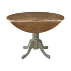 42 Mason Round Dual Drop Leaf Dining Table - International Concepts