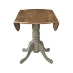 42 Mason Round Dual Drop Leaf Dining Table - International Concepts