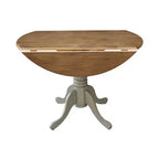 42 Mason Round Dual Drop Leaf Dining Table - International Concepts