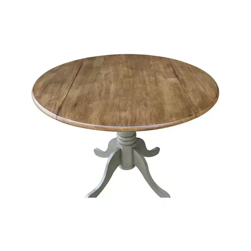 42 Mason Round Dual Drop Leaf Dining Table - International Concepts