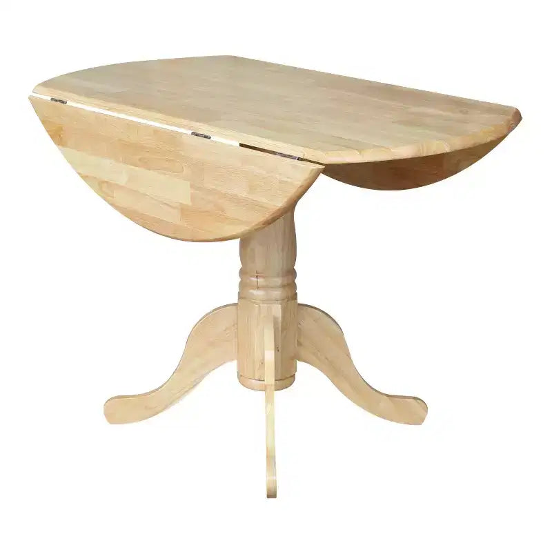 42 Mason Round Dual Drop Leaf Dining Table - International Concepts
