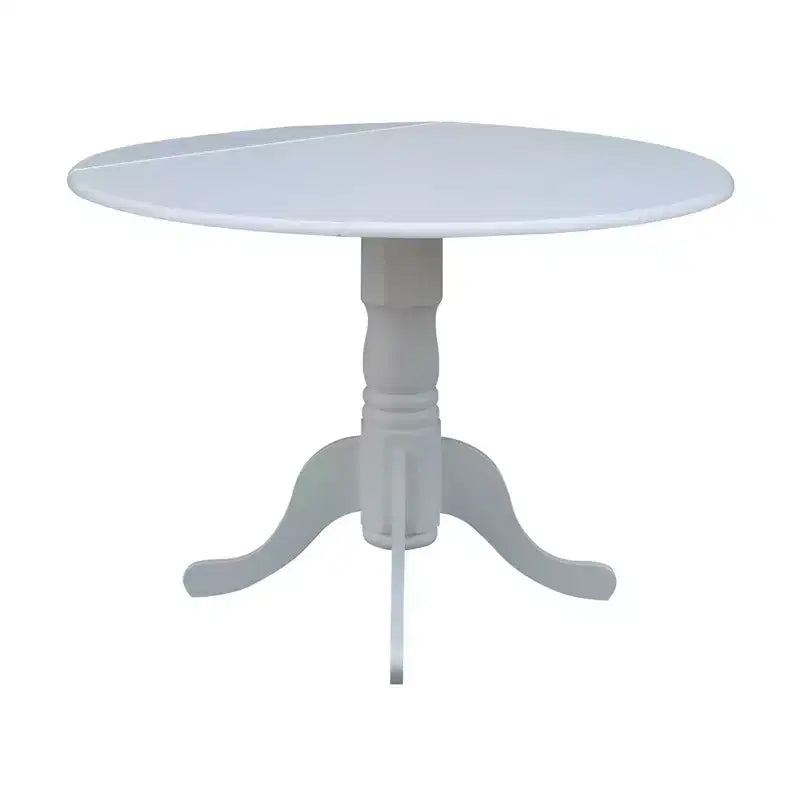 42 Mason Round Dual Drop Leaf Dining Table - International Concepts