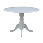 42 Mason Round Dual Drop Leaf Dining Table - International Concepts