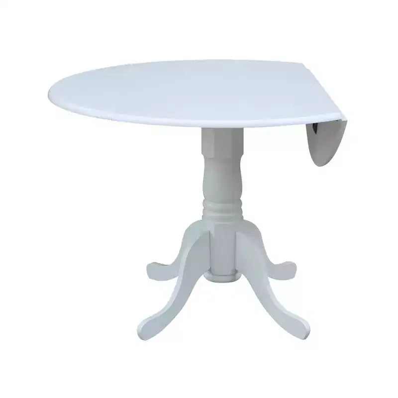 42 Mason Round Dual Drop Leaf Dining Table - International Concepts