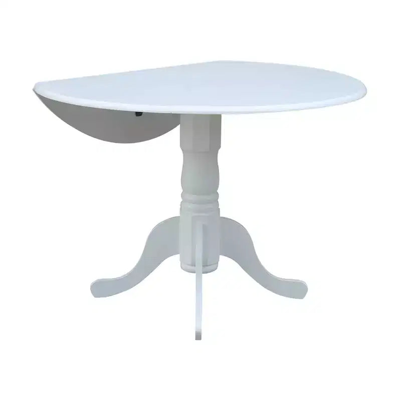 42 Mason Round Dual Drop Leaf Dining Table - International Concepts