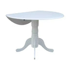 42 Mason Round Dual Drop Leaf Dining Table - International Concepts