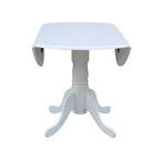 42 Mason Round Dual Drop Leaf Dining Table - International Concepts