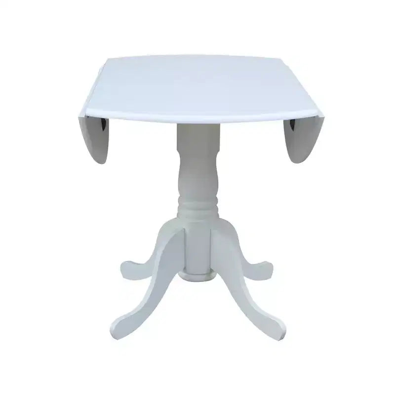 42 Mason Round Dual Drop Leaf Dining Table - International Concepts