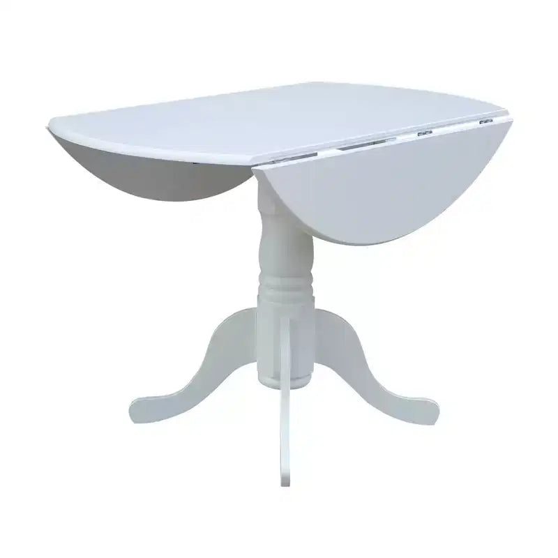 42 Mason Round Dual Drop Leaf Dining Table - International Concepts