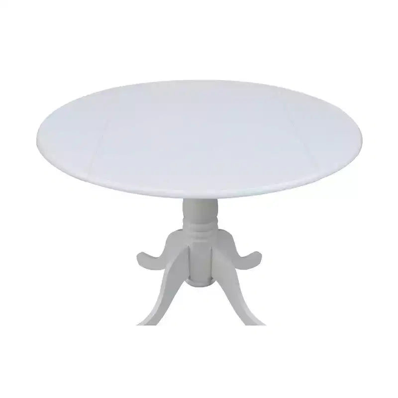 42 Mason Round Dual Drop Leaf Dining Table - International Concepts