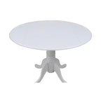 42 Mason Round Dual Drop Leaf Dining Table - International Concepts