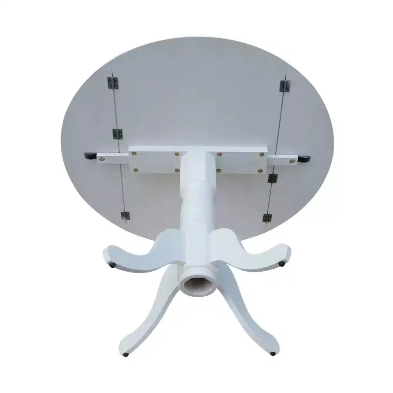 42 Mason Round Dual Drop Leaf Dining Table - International Concepts