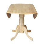 42 Mason Round Dual Drop Leaf Dining Table - International Concepts