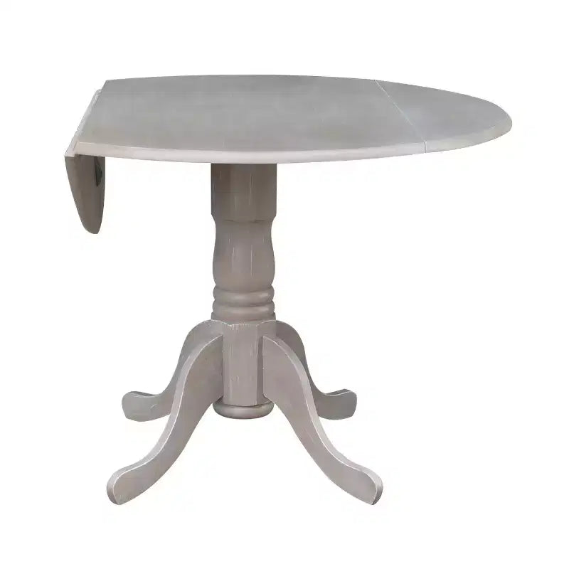 42 Mason Round Dual Drop Leaf Dining Table - International Concepts
