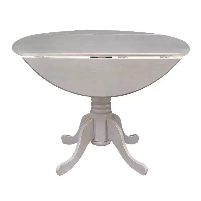 42 Mason Round Dual Drop Leaf Dining Table - International Concepts