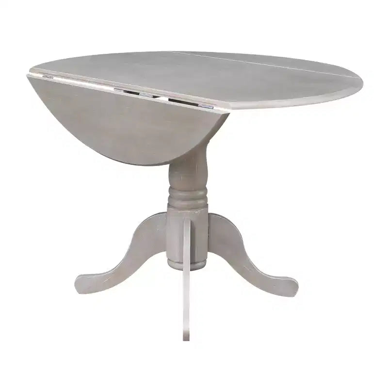 42 Mason Round Dual Drop Leaf Dining Table - International Concepts
