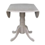 42 Mason Round Dual Drop Leaf Dining Table - International Concepts