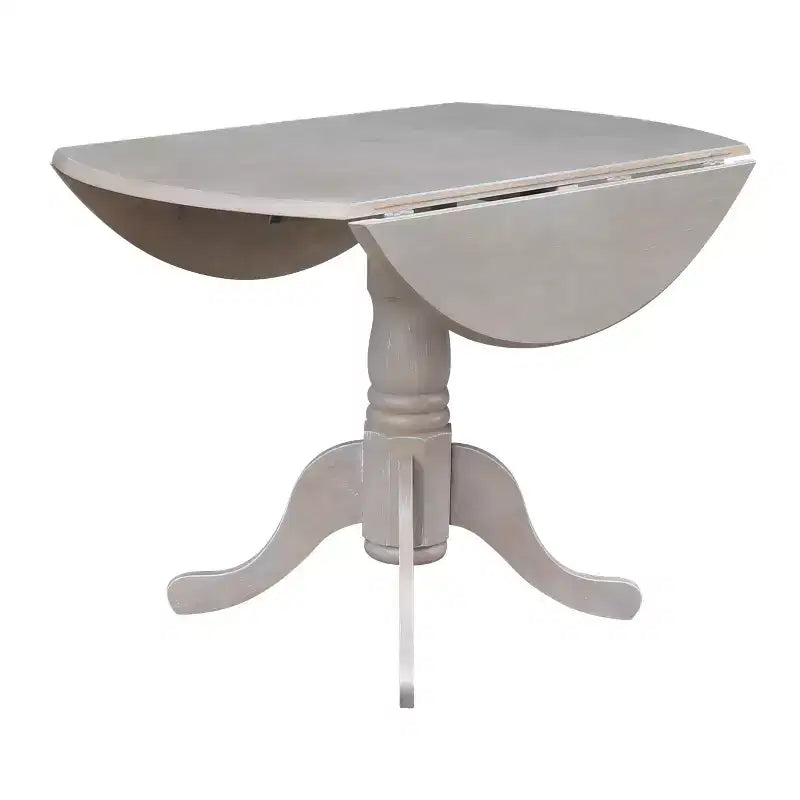 42 Mason Round Dual Drop Leaf Dining Table - International Concepts