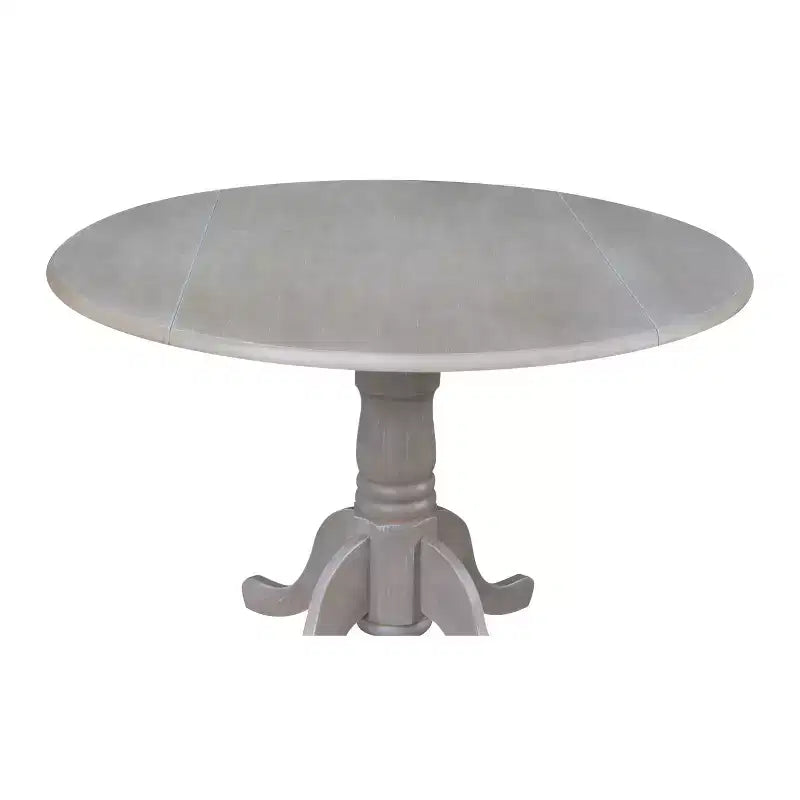 42 Mason Round Dual Drop Leaf Dining Table - International Concepts