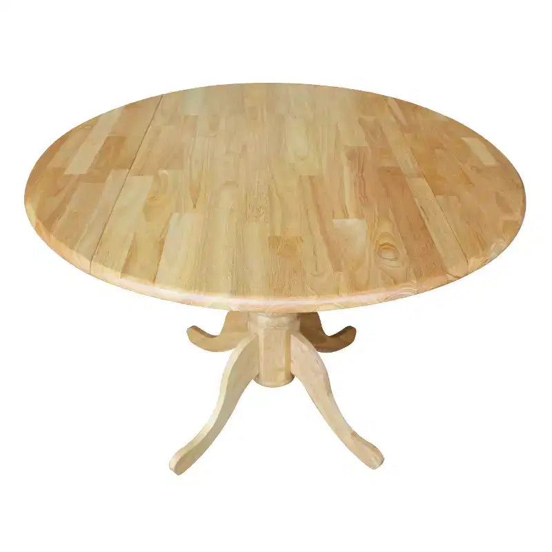 42 Mason Round Dual Drop Leaf Dining Table - International Concepts