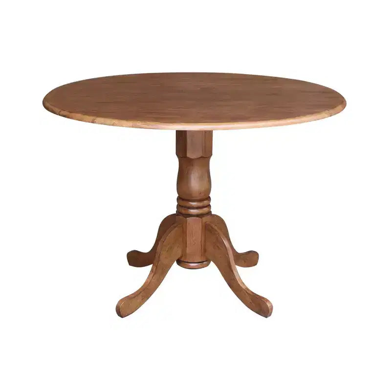 42 Mason Round Dual Drop Leaf Dining Table - International Concepts