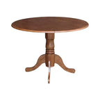 42 Mason Round Dual Drop Leaf Dining Table - International Concepts