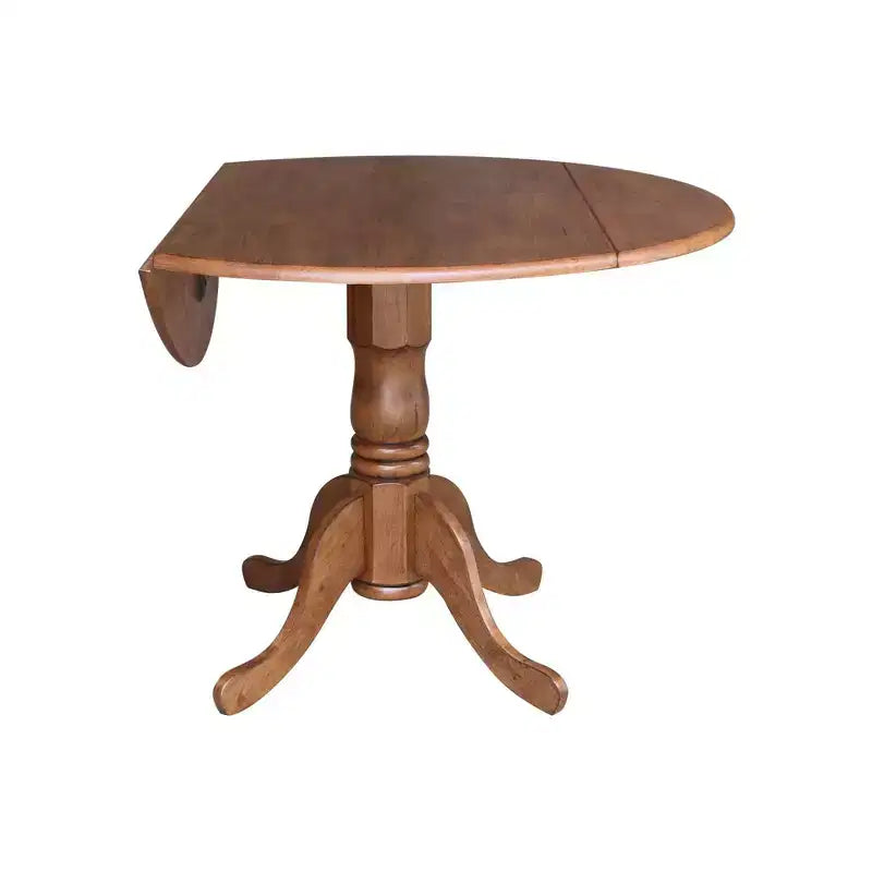 42 Mason Round Dual Drop Leaf Dining Table - International Concepts