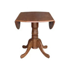 42 Mason Round Dual Drop Leaf Dining Table - International Concepts