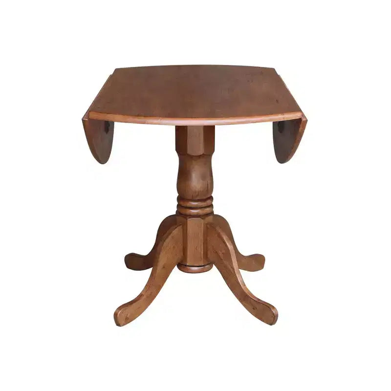 42 Mason Round Dual Drop Leaf Dining Table - International Concepts